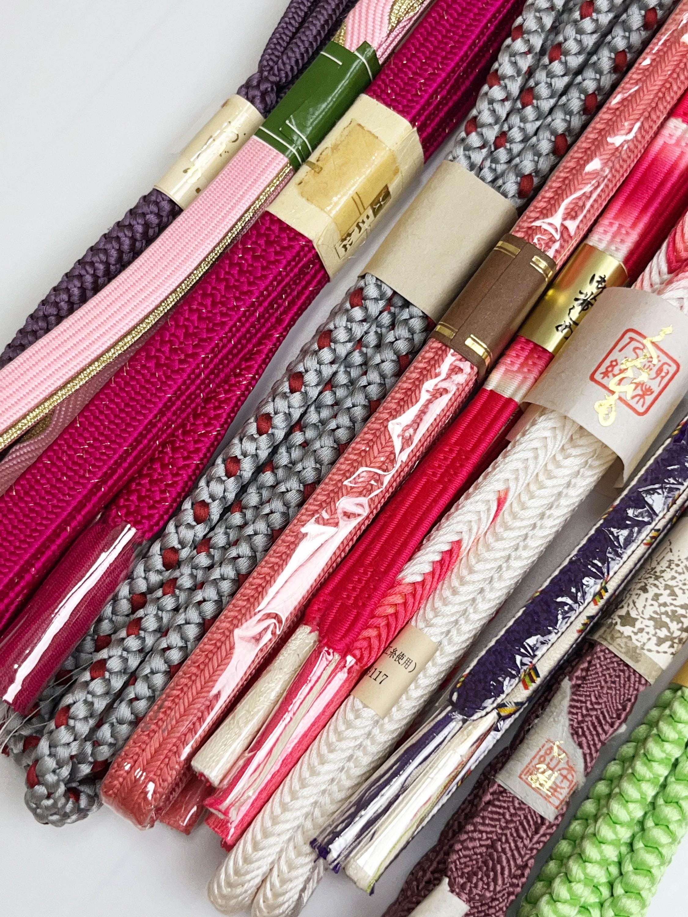 Brand New Obijime Collection / Japanese Kimono Cord / Obijime Belt / Japanese Kimono Accessories/ Obi Ties/ Obijime Cord/ Silk Obijime/ S03