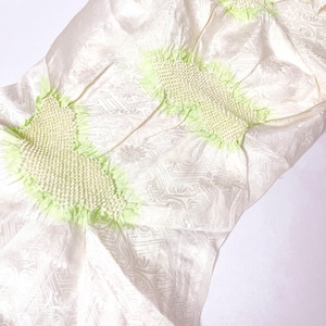 White Obiage Collection/Vintage Obiage/Kimono Sash/Good Condition/Kimono Obiage/Silk Obiage/W3