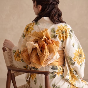 5 gradiëntkleuren Heko Obi, Obijime en Obita: cadeauset voor casual yukata-sjerp voor dames van 3 stuks