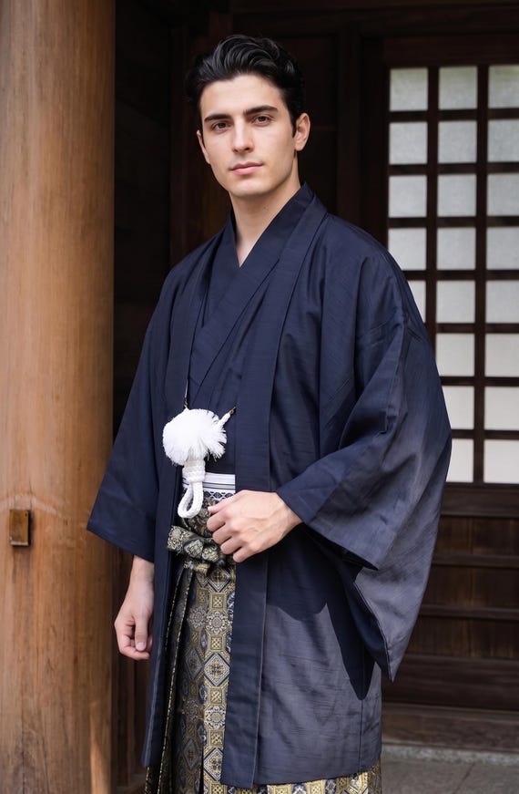 traditional dress of japan for male Japanese Mens Kimono Samurai Hakama Aikido Kendo Uniform Japanese Bushi Chef Uniform Costume Outfit (Black) : Clothing, Shoes & Jewelry photoshoots or any outfit that needs old 33 Traditional Japanese Clothing You'll