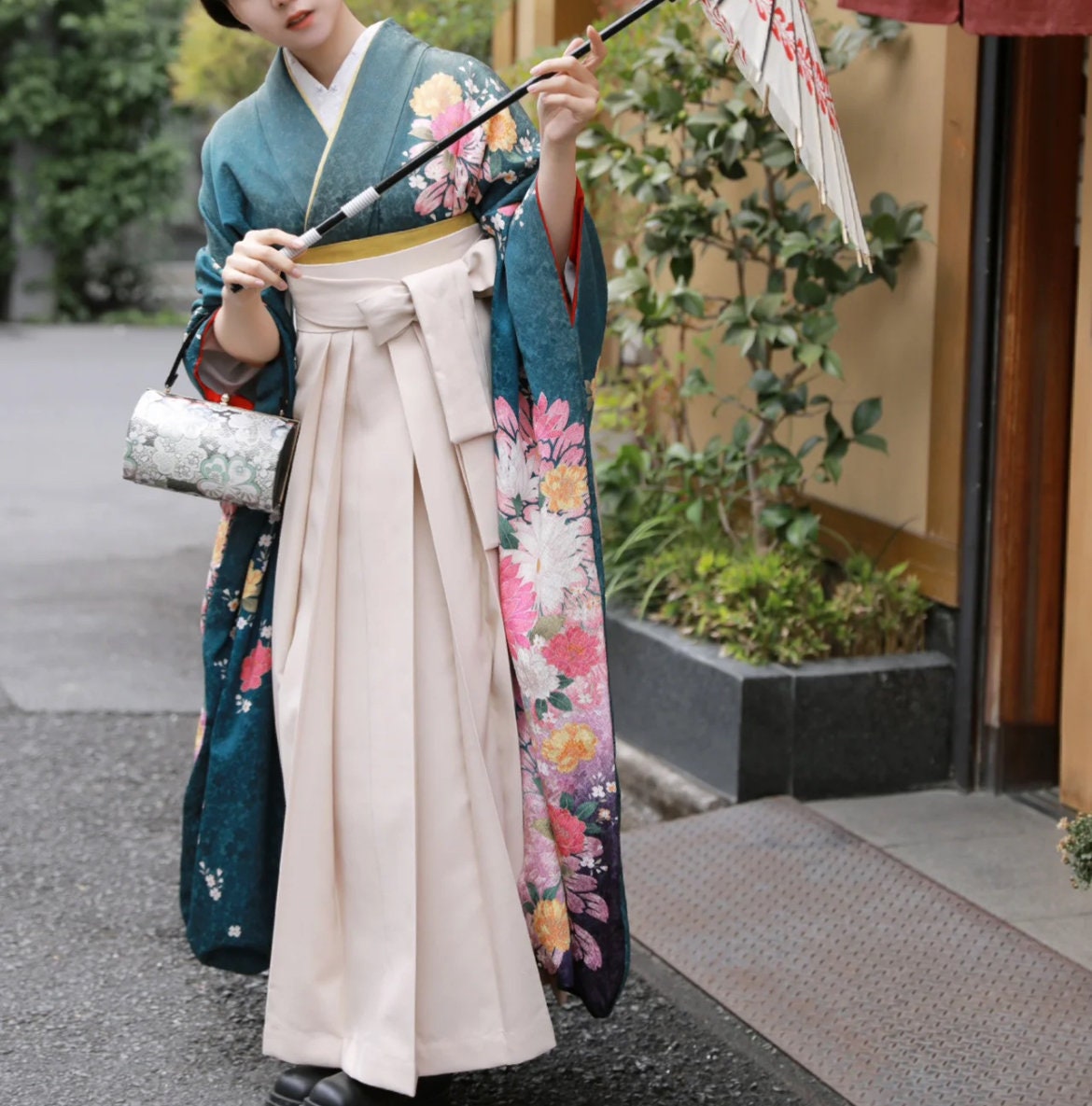 Vintage Beige Women's Hakama/traditional Hakama Skirt - Etsy
