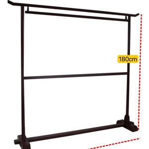 Handmade Wooden Kimono Stand- Exhibition Use, Elegant Kimono Display Rack & Hanger,Kimono Exhibit, Made of Premium Wood 180cm (H)x 150cm (W)