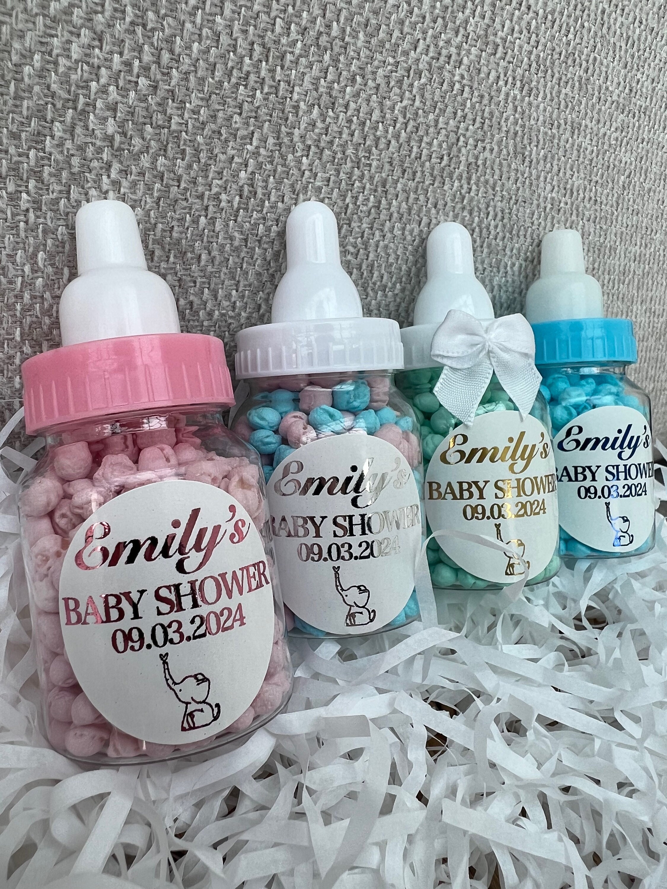 Sweets Baby Bottle Shower Favors Personalised Baby Shower Favour