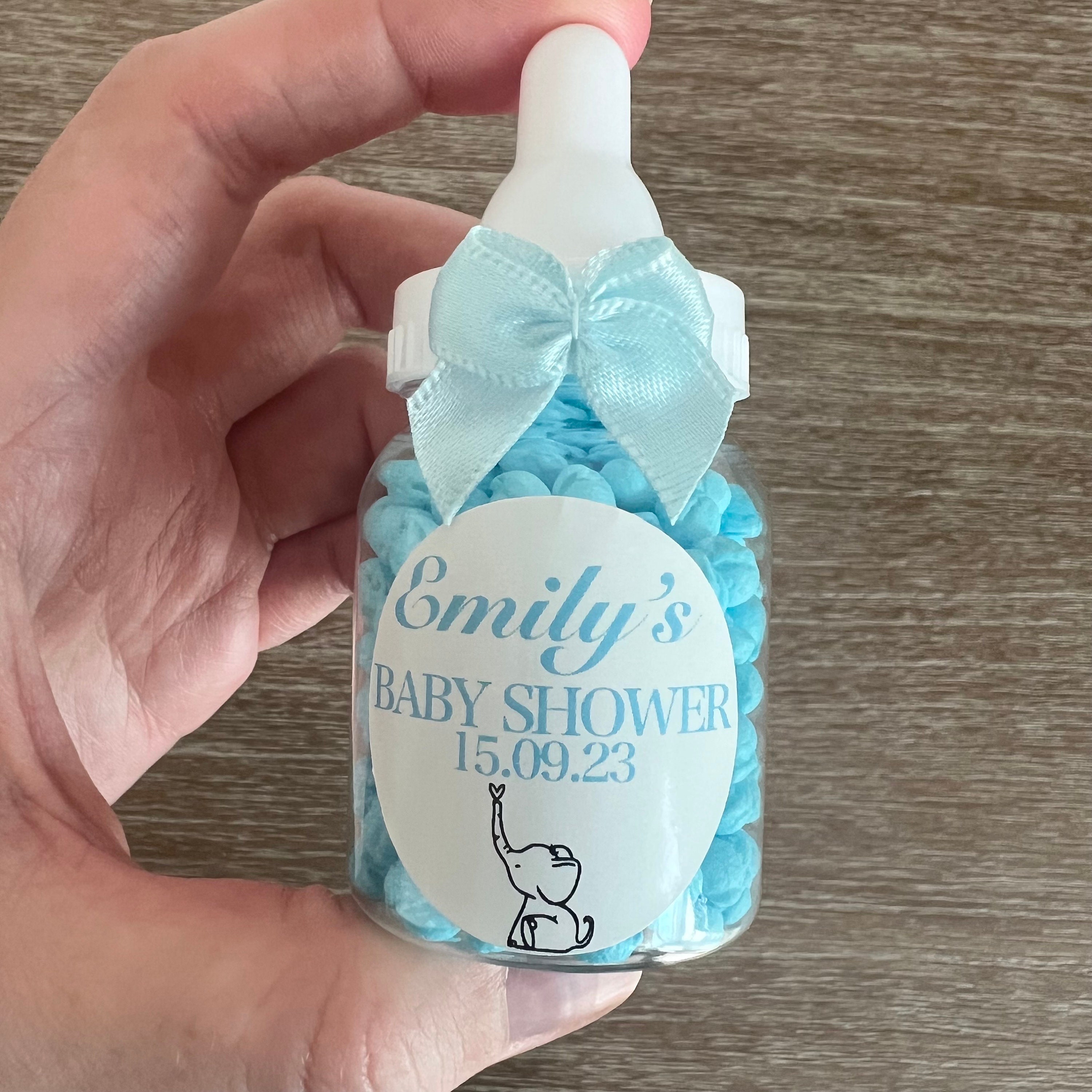 Personalised Baby Shower Favour Bottles Baby Shower Bottles Baby Shower