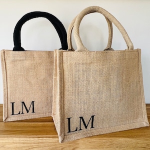 Personalised Initial Jute Bag | Initial Jute Bag | Mini Jute Bag | Customised Initial Jute Bag | Mini Initial Bag | Jute Bag
