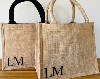 Personalised Initial Jute Bag | Initial Jute Bag | Mini Jute Bag | Customised Initial Jute Bag | Mini Initial Bag | Jute Bag