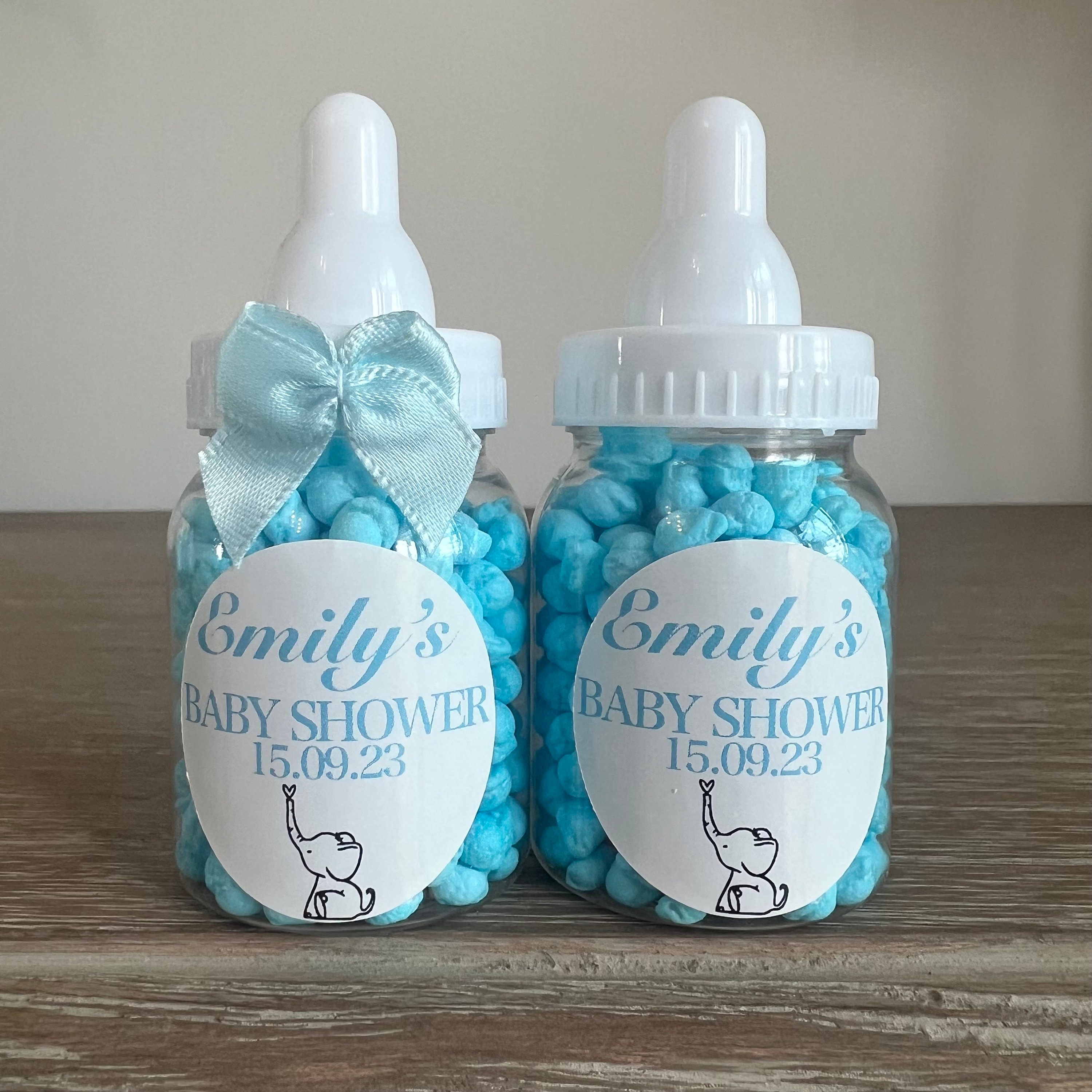 Personalised Baby Shower Favour Bottles Baby Shower Bottles Baby Shower