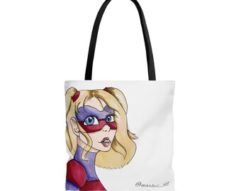 Inspiring Superhero Tote Bag (AOP)