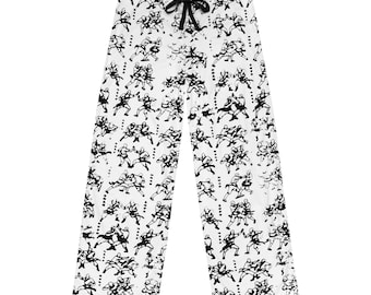 Kung Fu Shaolin Martial Arts Temple Rubbings Men's Pajama Pants (AOP)