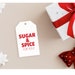 Printable Sexy Santa Christmas Tags, Secret Santa Sexy Instant Download ...