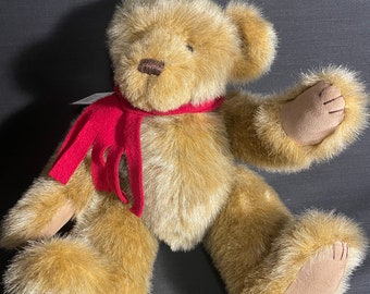 Vintage Artist Teddy Bear OOAK Premium Plush Fully Jointed Suede Paws