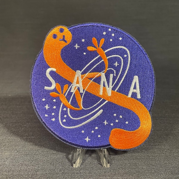 Tsukumo Sana Award Badge Space Souvenir Sew Patch 九十九佐命 Hololive EN Council 2022 Birthday Youtube Astrology Nasa