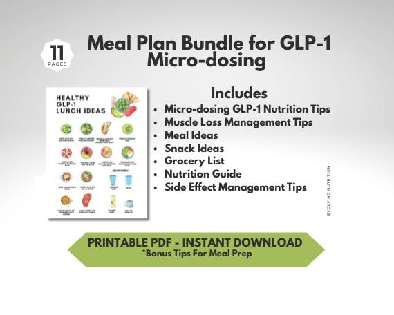GLP-1 Micro-dosing Nutrition and Weight Loss Bundle - Digital Download - Etsy GLP-1 Micro-dosing Nutrition and Weight Loss Bundle - Digital Download - Etsy