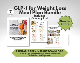 GLP-1 Nutrition & Weight Loss Guide - Digital Download