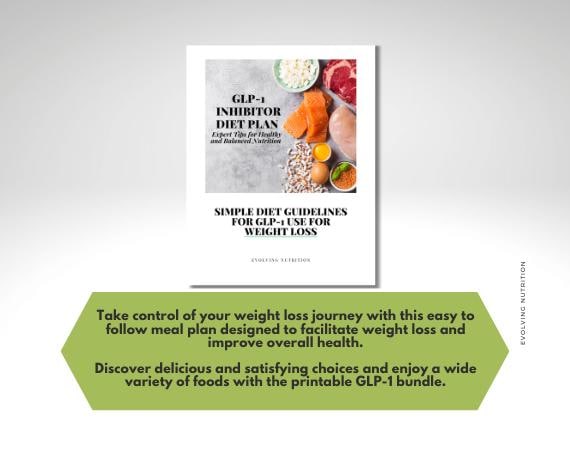 glp 1 diet book GLP-1 Nutrition & Weight Loss Guide - Digital Download