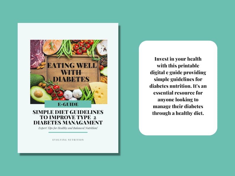 Diabetic Meal Plan Printable Handout With Healthy Diabetic Meals