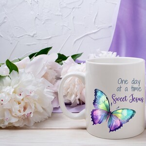 One Day at A Time Sweet Jesus Christian PNG Sublimation/t-shirt