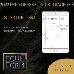 2022 USEA Starter Dressage Test Diagram image 1