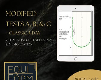 2026 USEA Modified Dressage Test Diagrams
