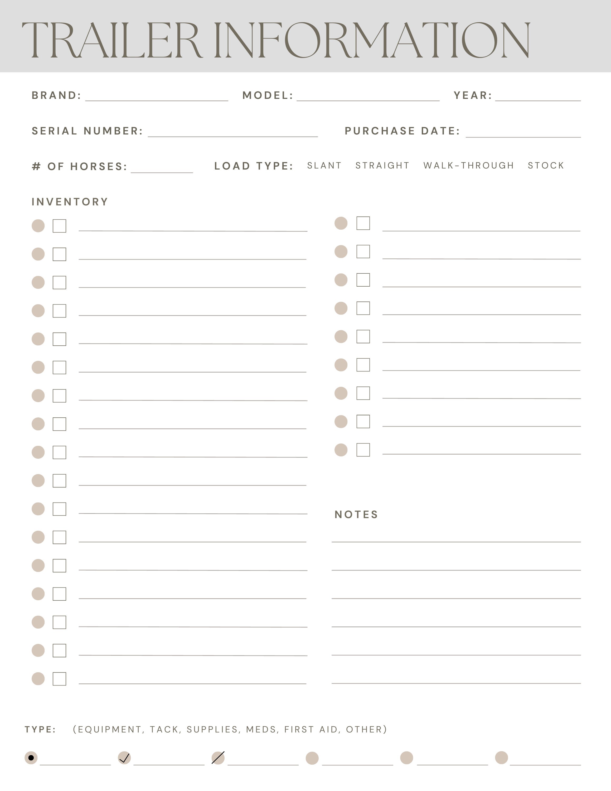Pony's Schedule Book