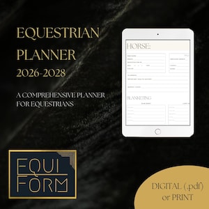 Equestrian Planner 2026-2028