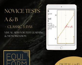 2026 USEA Novice Dressage Test Diagrams
