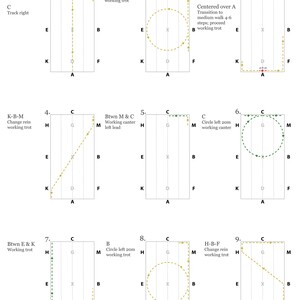 2022 USEA Dressage Test Diagrams ALL LEVELS image 5