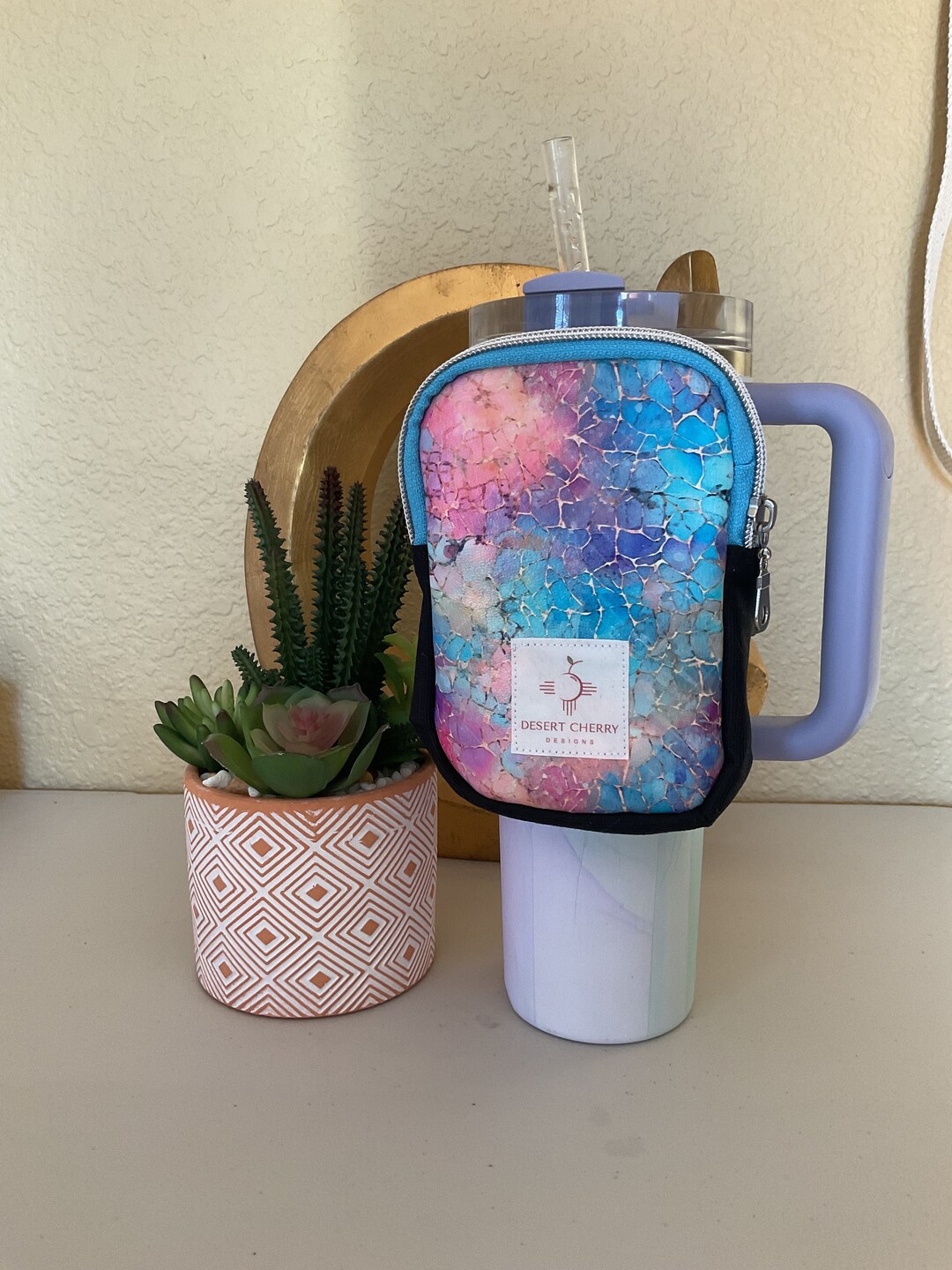 Pochette Bouteille Eau Pour Stanley 40oz Cup Sangle Ajustable Et Poche