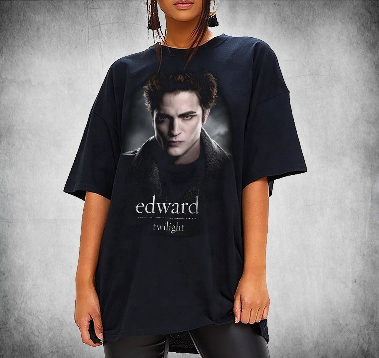 Edward cullen twilight t shirt robert pattinson t-shirt