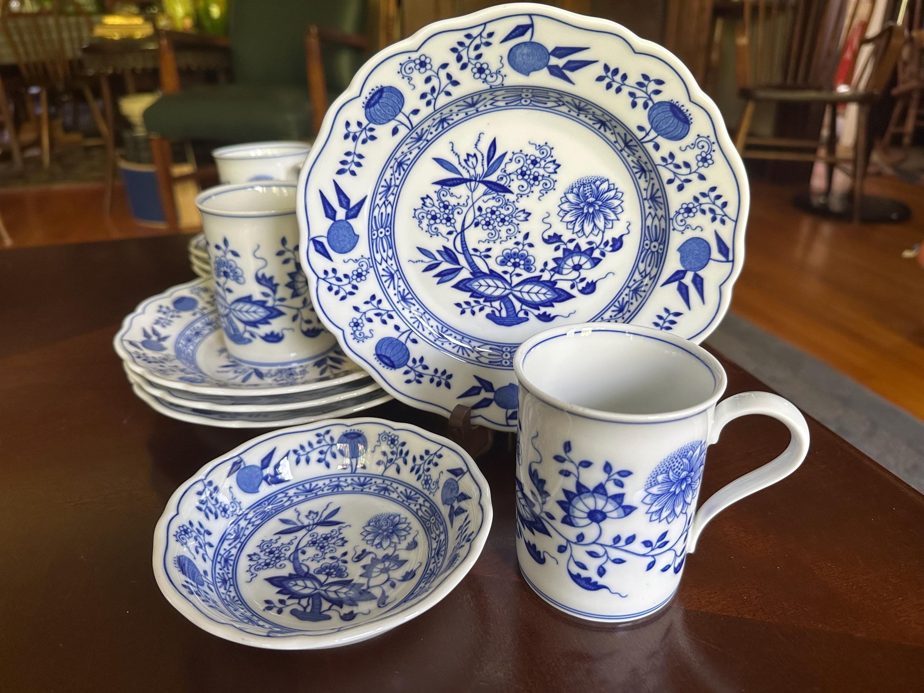 Hutschenreuther Blue Floral China - Etsy