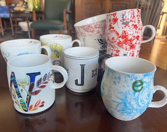 Anthropologie Mugs, Assorted Styles, Each Priced Individually