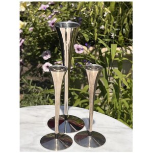 Arthur Salm Bud Vases or Candle Holders, Set of 3