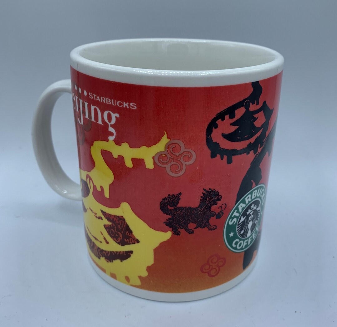 Vintage Large Beijing Starbucks Coffee Mug Etsy