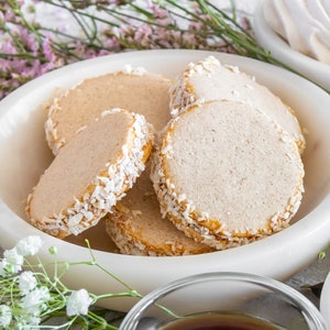 Bourbon Caramel Alfajor Cookies