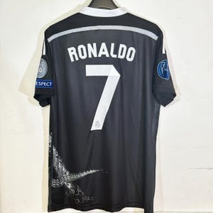 Vintage Real Madrid away Champions League shirt maillot 7 Cristiano Ronaldo jersey trikot