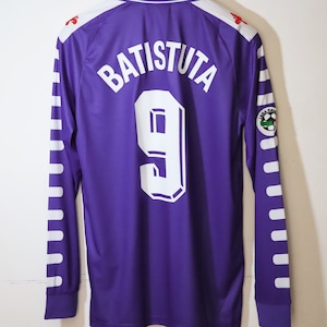 Vintage Jersey Shirt AC Fiorentina Fila 9 Batistuta Maillot