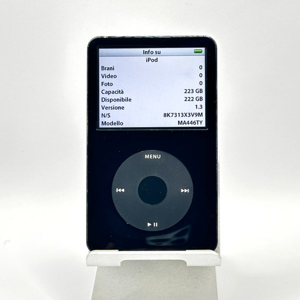 iPod Classic 5th generation A1136 Upgraded version 256GB 1800mAh increased battery with accessories - NEW