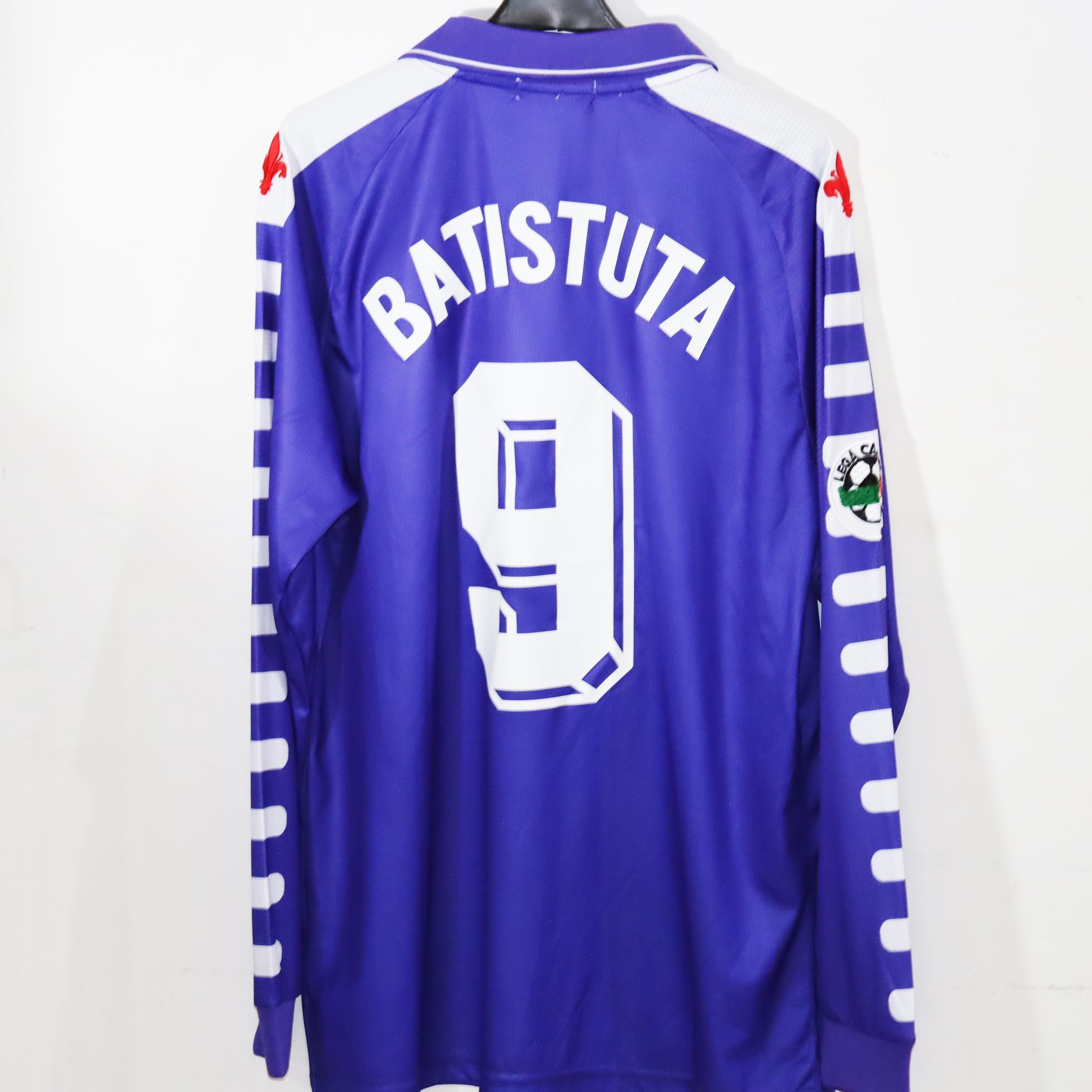 Vintage Football Jersey Shirt AC Fiorentina Fila 9 Batistuta