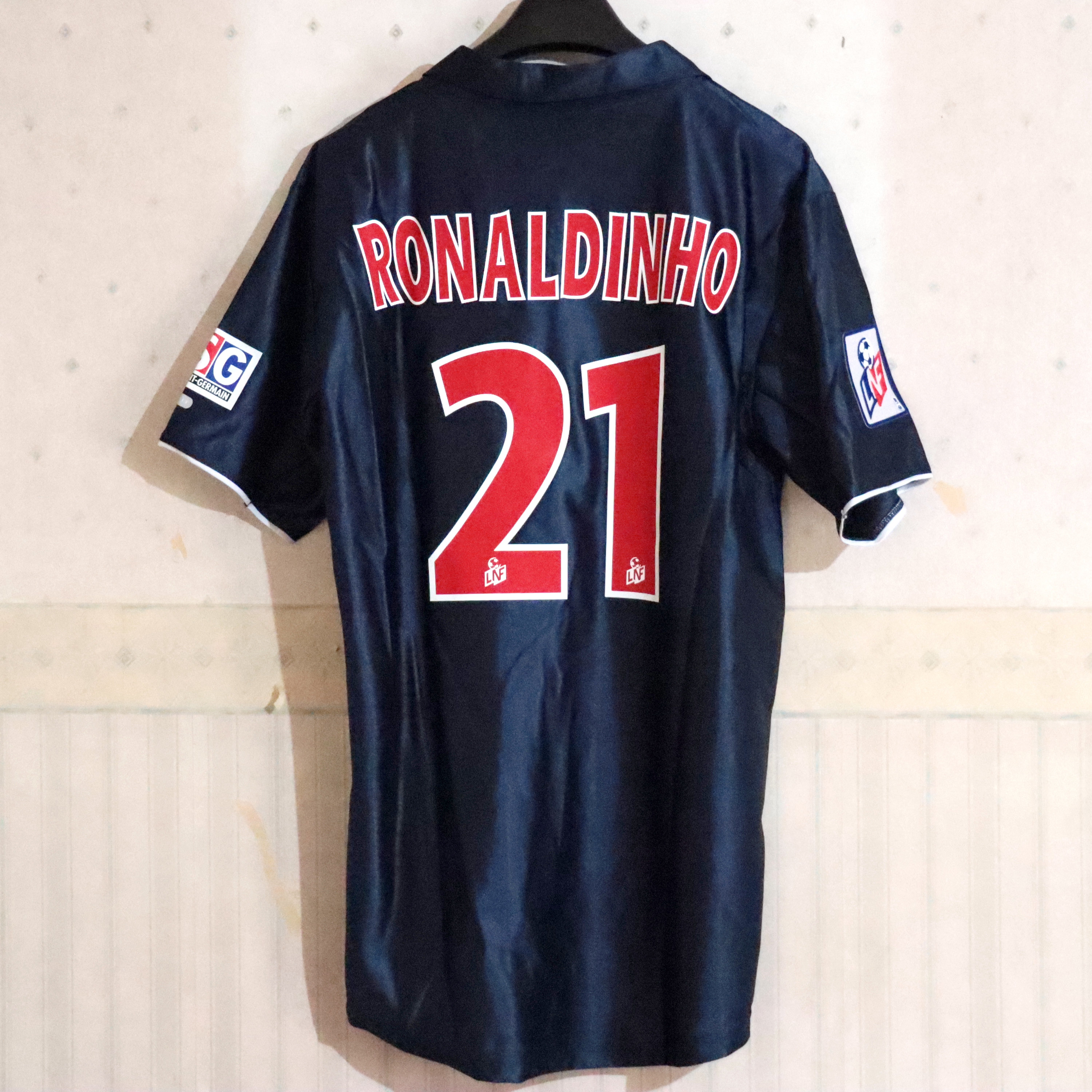 Vintage PSG Paris Saint Germain Home Maillot 21 Ronaldinho Nike Jersey Shirt Etsy UK