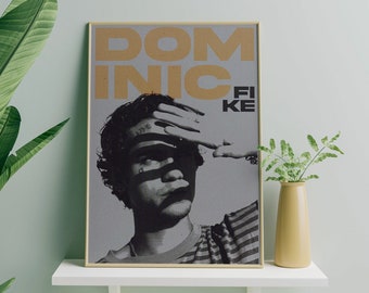 Cartel de Dominic Fike - Cartel de Fike - Arte de pared musical - Impresión digital - Regalo - Quemaduras de sol - Impresión de cultura pop - Impresión de Dominic Fike - Descargar