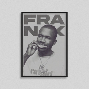 Cartel de Frank Ocean - Cartel de Frank - Arte de pared de música pop - Impresión digital - Álbum - Impresión de cultura pop - Impresión de Frank Ocean - Descargar - Verde