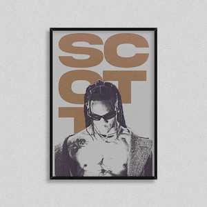 Travis Scott Poster - Travis Poster - Hip Hop Wall Art - Digital Print - Gift - Utopia - Pop Culture Print - Travis Scott Print - Download