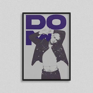 Dominic Fike Poster - Dom Poster - Pop Music Wall Art - Digital Print - Album - Pop Culture Print - Dominic Fike Print - Download - Blue