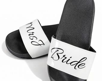 Personalised Sliders- Wedding Party, Hen Party, Bride, Bridesmaid, Holiday, Mrs
