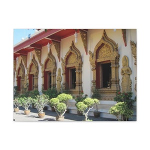 Thailand Temple - Premium Canvas 1.25in Gallery Wrap