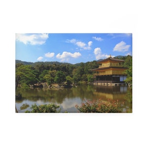Kinkaku-ji: the Golden Pavilion - Kyoto, Japan - Magnet, rectangle