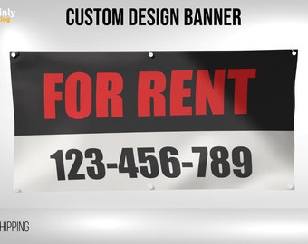 Custom Vinyl Banner, Business Outdoor Sign, Full Color Printed