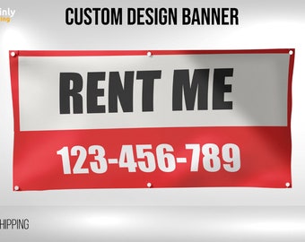 Custom Vinyl Business Banner, Full Color Printed Outdoor Sign