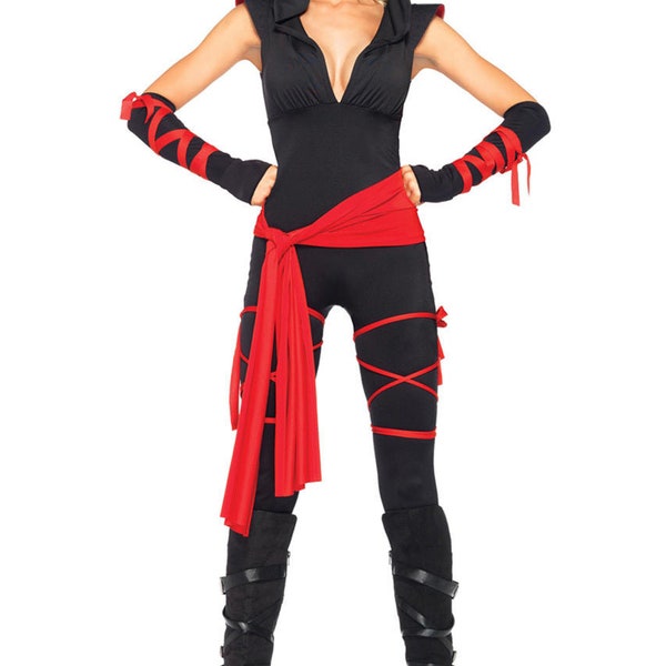Deadly Ninja Costume with Face Mask