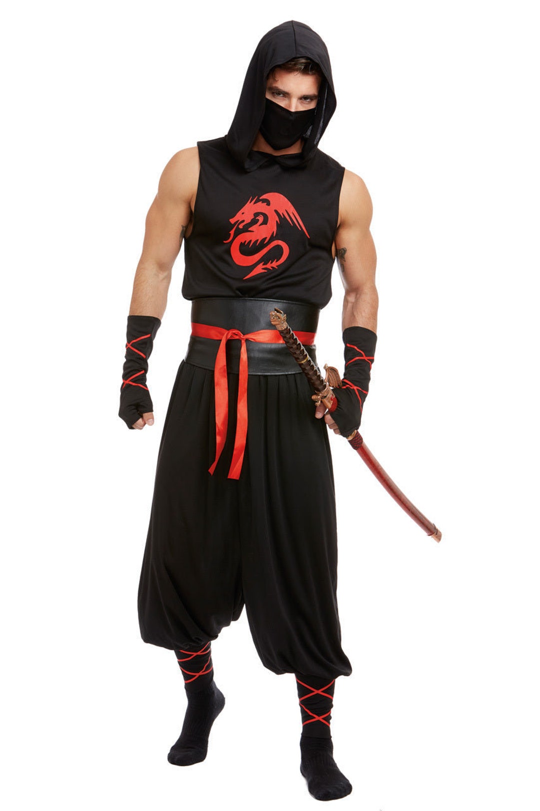 Men's Ninja Costume Etsy